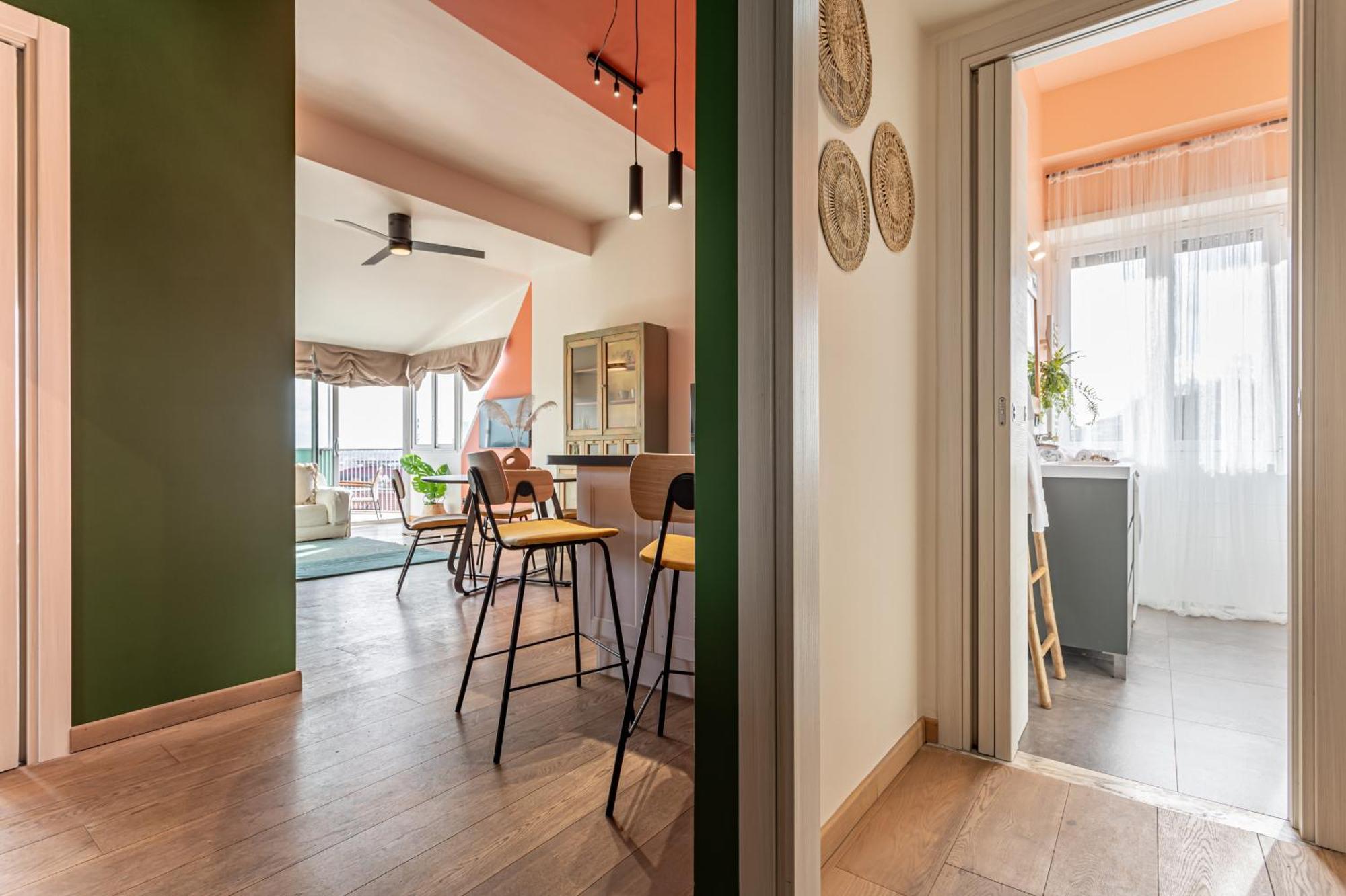 Viola Penthouse With Rome Panoramic View Apartment Exterior photo