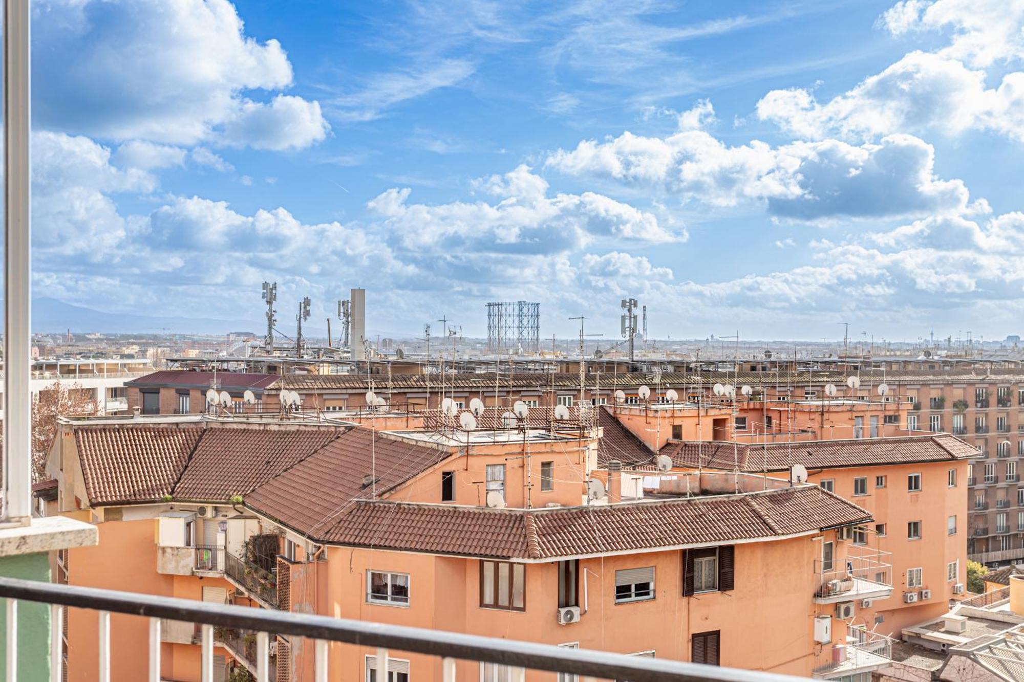 Viola Penthouse With Rome Panoramic View Apartment Exterior photo